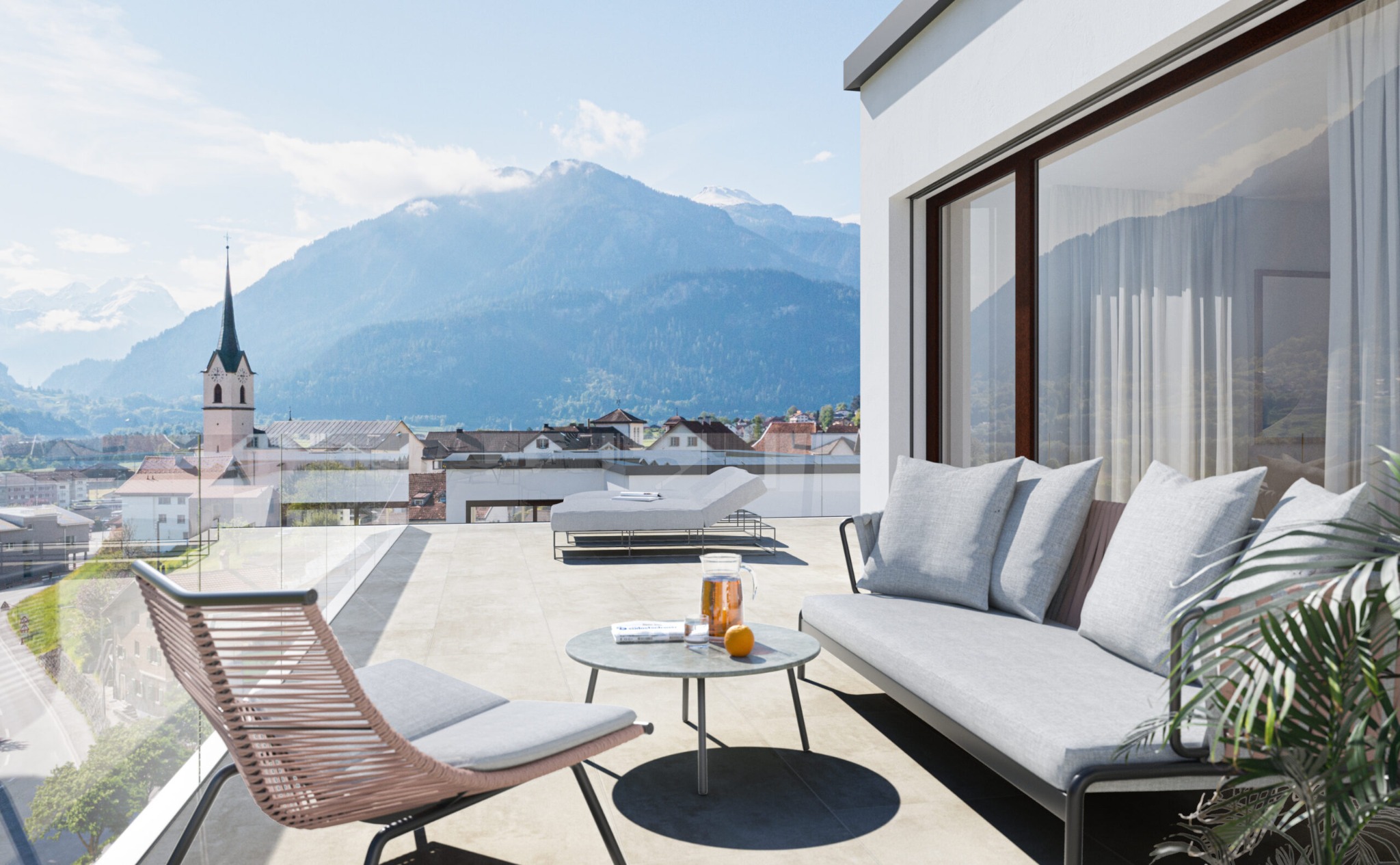 Scalottasblick Terrasse